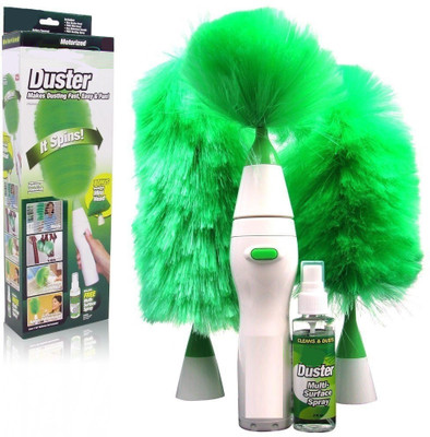 

VibeX ™ Dust Brush Multifunctional Green Feather Window & Blinds Home Cleaning Wet and Dry Duster(Pack of 4)
