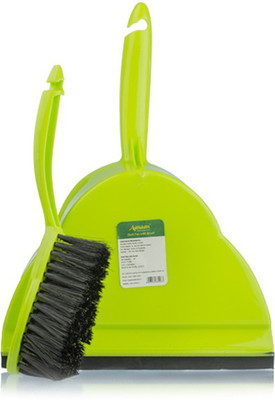 

Aasaan With Brush Plastic Dustpan(Green)