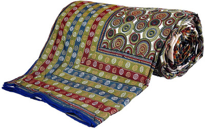 56% OFF on Little India Self Design Double Duvet(Cotton, Multicolor)