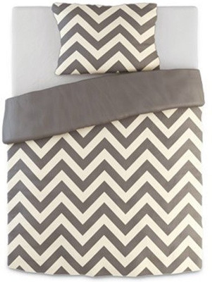 

Tezerac Queen Satin Duvet Cover(Grey)