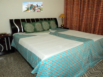 

Amita Home Furnishing Single Cotton Duvet Cover(Multicolor)