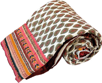 56% OFF on Little India Floral Single Comforter(Cotton, Red, White) 56% OFF on Little India Floral Single Comforter(Cotton, Red, White)