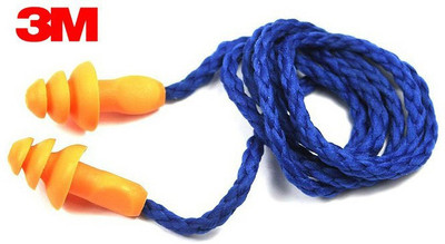 

3M 1270 - 5 Pair Corded Reusable Ear Plug(Orange)