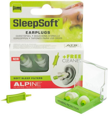 

Alpine 360 Degree SleepSoft Ear Plug(White, Green)