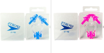 

Vinto Blue & Pink Soft Silicon Swimming Ear Plug & Nose Clip(Multicolor)