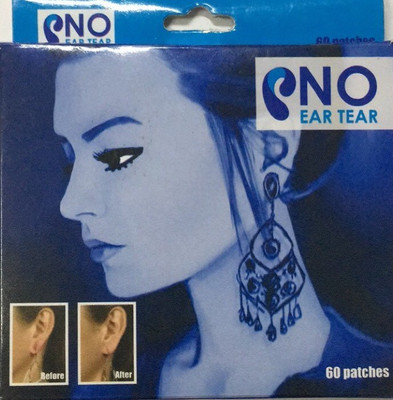 

No Ear Tear Disposable Ear Lobe Support(Pack of 60)