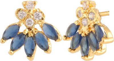 Efulgenz Style Diva Cubic Zirconia Alloy Stud Earring