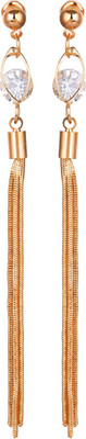 NAVYA Spring Sparkle Cubic Zirconia Alloy Drops & Danglers