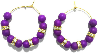 

Kshitij Jewels Color Bast Alloy Hoop Earring
