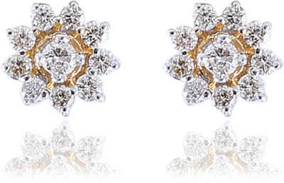 

Jisha Yellow Gold 14kt Diamond Stud Earring