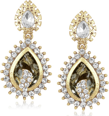 

Meenaz Royal Cubic Zirconia Alloy Drop Earring