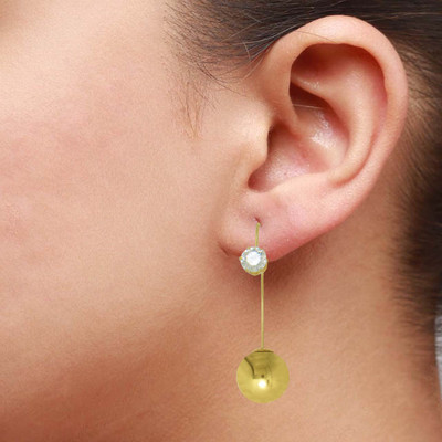 

LeCalla Ethnic Sterling Silver Dangle Earring