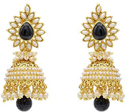 ZENEME Bollywood Cubic Zirconia Alloy Jhumki Earring Alloy Jhumki Earring ZENEME Bollywood Cubic Zirconia Alloy Jhumki Earring Alloy Jhumki Earring
