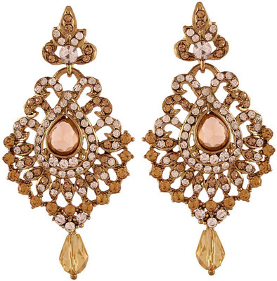 I Jewels Traditional Gold Plated Alloy Drops & Danglers