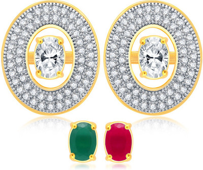 

Sukkhi Glorious 2 set of Changeable Stone Alloy Stud Earring