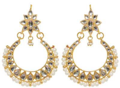 

Penny Jewels Cubic Zirconia Alloy Chandbali Earring