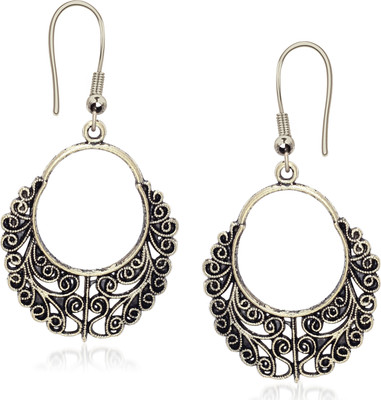 

Meenaz Antique Fancy Cubic Zirconia, Crystal Alloy Dangle Earring