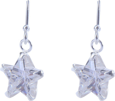 

Abhooshan Color Delight Cubic Zirconia Sterling Silver Dangle Earring
