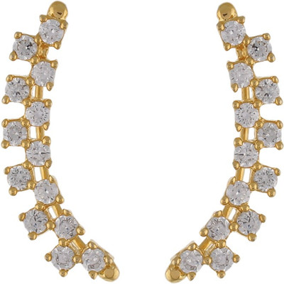 

Aarushi Fashionable Cubic Zirconia Alloy Cuff Earring