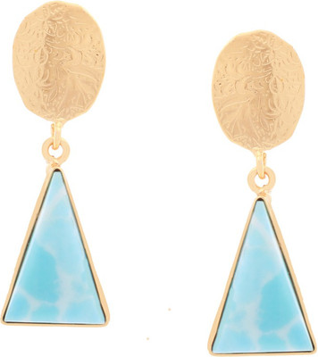 

Orolush Stunning Larima Batti Blue tone Copper Drop Earring