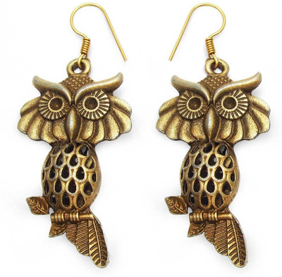 Johareez Brass Dangle Earring