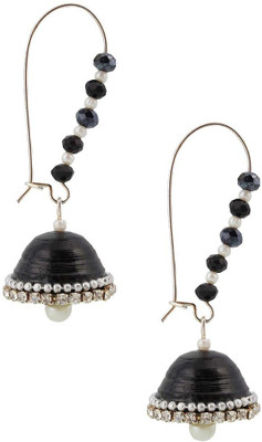 Halowishes Hancrafted Artificial Kidney Hook Jhumka Paper Hoop Earring available at flipkart for Rs.289