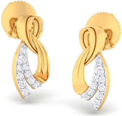 

Kamal Jeweller Pooja Swarovski Crystal Sterling Silver Stud Earring