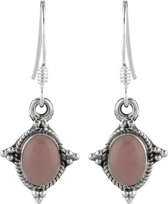 

Abhooshan Precious Stone Quartz Sterling Silver Dangle Earring