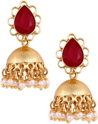 

the jewelbox Cute Victorian Copper Jhumki Earring