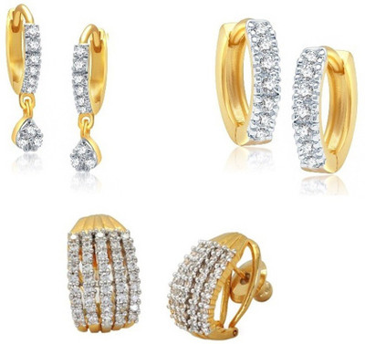 

Jewels Gehna Cubic Zirconia Alloy Earring Set