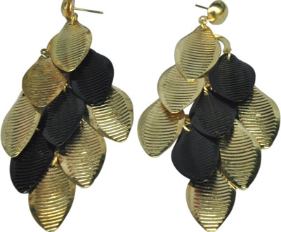 

Design Concoction Leaf shaped Alloy Dangle Earring
