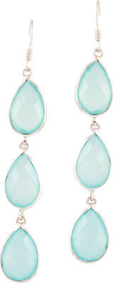 

Eekaba 925 SILVER Chalcedony Sterling Silver Drop Earring