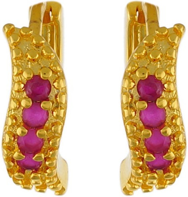 

Aarushi Princess Cubic Zirconia Alloy Huggie Earring
