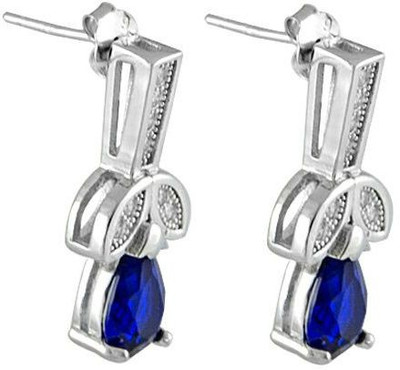 

Elotic Sparkle Thirty Nine Cubic Zirconia Silver Drop Earring