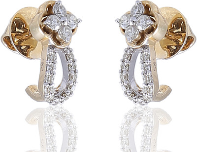 

Jisha Yellow Gold 14kt Diamond Stud Earring