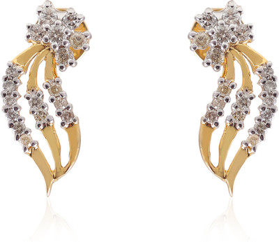 

Jisha Rhythm Of Love Yellow Gold 14kt Diamond Stud Earring