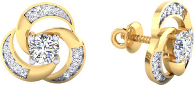 

Samaira Gem and Jewelery Spring Sparkle Yellow Gold 14kt Swarovski Crystal Stud Earring