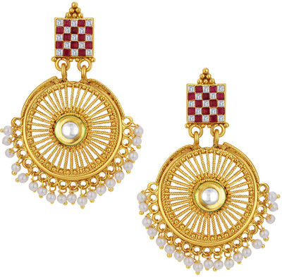 

Sukkhi Dazzling Alloy Chandelier Earring