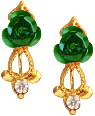 63% OFF on Being Women Elegant Green Rose Alloy Stud Earring 63% OFF on Being Women Elegant Green Rose Alloy Stud Earring
