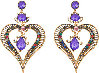 

Taj Pearl Stylish Antique Alloy Drop Earring