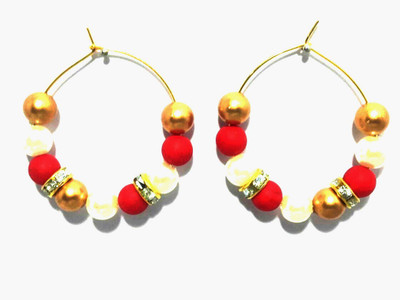 

Kshitij Jewels Color Bast Alloy Hoop Earring