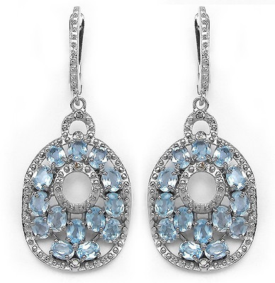 

Johareez Sparkle Topaz Sterling Silver Clip-on Earring