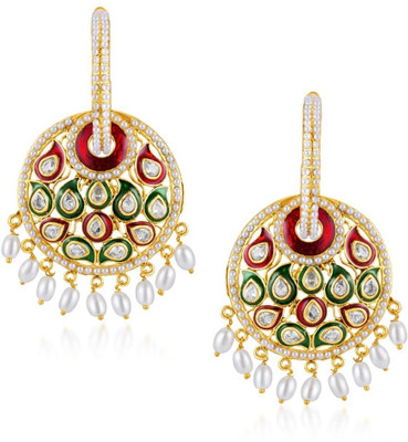 66% OFF on Sukkhi Glistening Copper Drop Earring