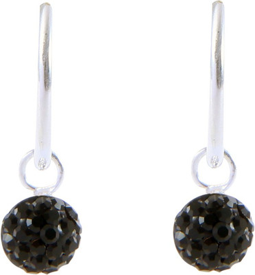 

Abhooshan Color Delight Crystal Sterling Silver Hoop Earring