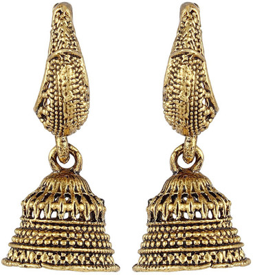 

Crazytowear Amazing Oxidised Metal Alloy Jhumki Earring