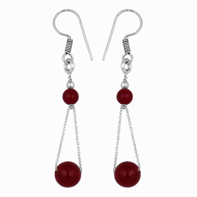 Pearlz Ocean Amazing Jade Alloy Dangle Earring