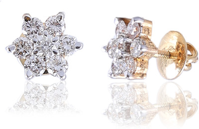 

Jisha Yellow Gold 14kt Diamond Stud Earring