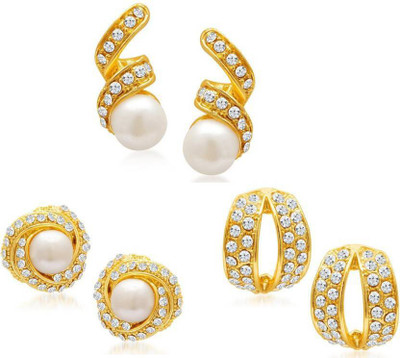Sukkhi Divine Gold Plated Alloy Earring Set