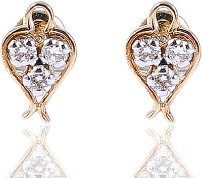 

Jisha Yellow Gold 14kt Diamond Stud Earring