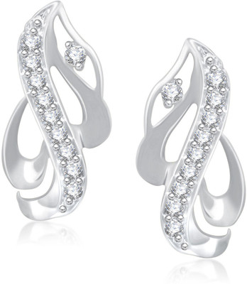 

Meenaz Marvellous Rhodium Cubic Zirconia Alloy Stud Earring